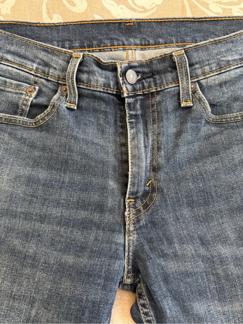 Levi's Men's Slim Straight Blue Denim Jeans